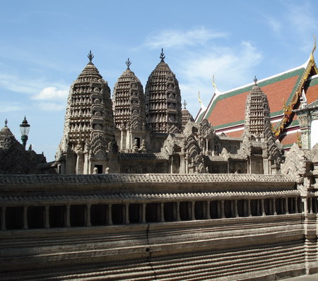 Макет Королевского дворца в прежней столице Бангкока Айютайе, разрушенного бирманцами в 18 веке. Фото: Александр Карпов