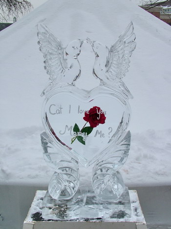 В США проходит 26 Международный конкурс по вырезке ледяных скульптур. Фото: Великая Эпоха