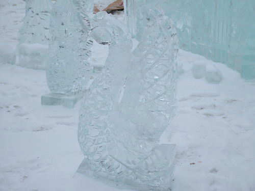 В США проходит 26 Международный конкурс по вырезке ледяных скульптур. Фото: Великая Эпоха