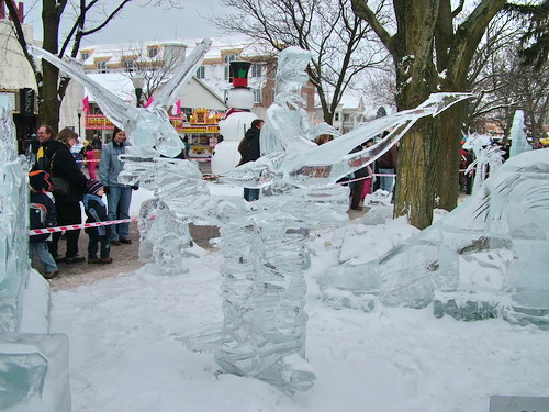В США проходит 26 Международный конкурс по вырезке ледяных скульптур. Фото: Великая Эпоха