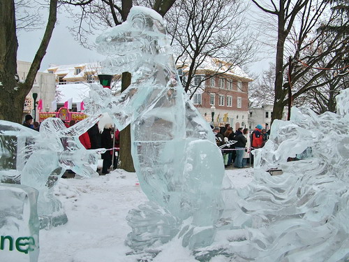 В США проходит 26 Международный конкурс по вырезке ледяных скульптур. Фото: Великая Эпоха