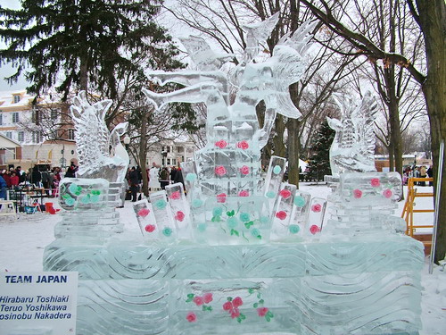 В США проходит 26 Международный конкурс по вырезке ледяных скульптур. Фото: Великая Эпоха