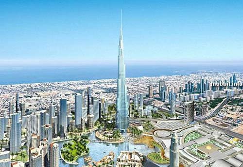 Burj Dubai – уже сейчас, в недостроенном состоянии, является самым высоким зданием в мире. Фото с сайта Mobbit.info