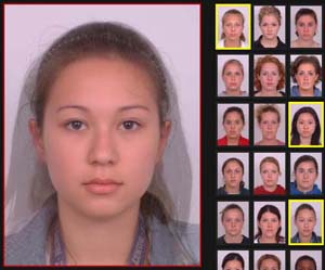 Выбор изображений, из которых должно быть получено среднее. Фото с сайта FaceResearch.org