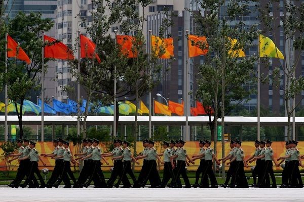 Усиленные меры безопасности в Пекине перед Олимпийскими играми. Фото: AFP/Getty Images