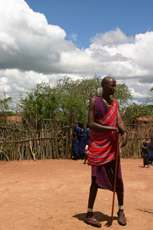 Житель деревни масаев. Фото: Д-р Гриффорд- Джонс