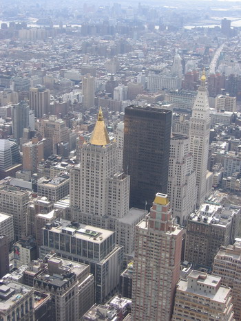 Вид Нью-Йорка с высоты небоскреба Empire State Building (ESB). Фото: Татьяна Капорина/Великая Эпоха 