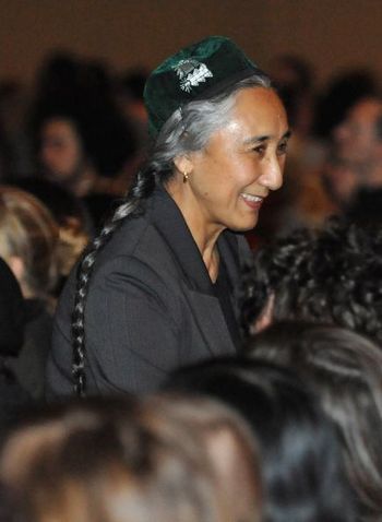 Лидер уйгур Ребия Кадир в журналистском клубе в Австралии рассказывает о политике подавления нацменьшинств китайской компартией. 11 августа 2009 года. Фото: AFP