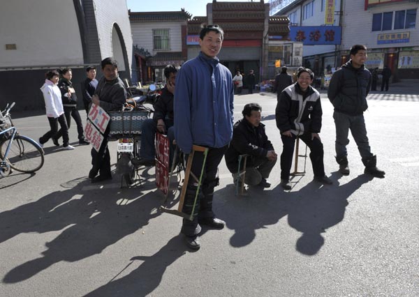 Китайские рабочие-мигранты в надежде найти работу. Фото: China Photos/Getty Images