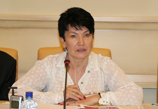 Очирова Александра Васильевна - председатель Комиссии Общественной палаты РФ по со-циальной и демографической политике. Фото: Анатолий Белов/Великая Эпоха