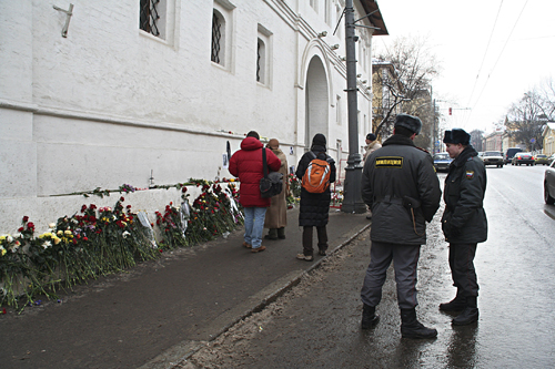 Место гибели адвоката Станислава Маркелова. Фото: Анатолий Белов/Великая Эпоха
