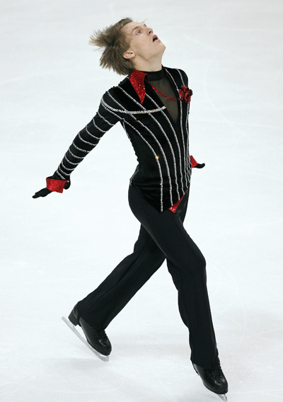 Томаш Вернер (Чехия) исполняет произвольную  программу. Фото: YURI KADOBNOV/AFP/Getty Images