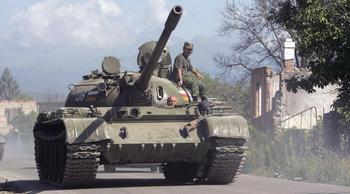 Конфликт начался с агрессии Грузии против Южной Осетии. Фото: KAZBEK BASAYEV/AFP/Getty Images