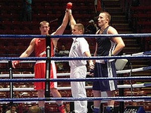 После боя Сергеев&mdash;Бернат. Фото: boxing-fbr.ru