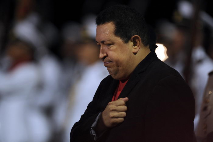 Президент Венесуэлы Уго Чавес. Фото: JUAN BARRETO/AFP/Getty Images