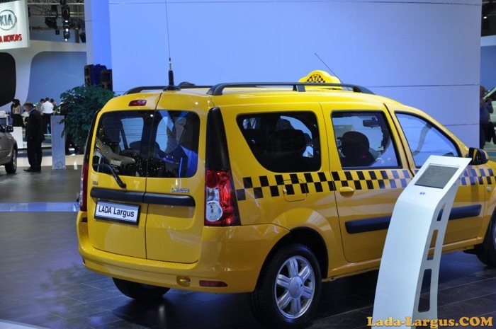 Такси LADA Largus представили на Московском автосалоне. Фото: lada-largus.com