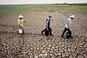 Ухань страдает от самой сильной засухи за последние 60 лет. (From a source inside China)