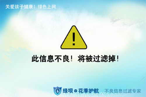 Изображение, отображаемое, когда ПО Green Dam Youth Escort блокирует неугодные сайты. Фото с сайта theepochtimes.com