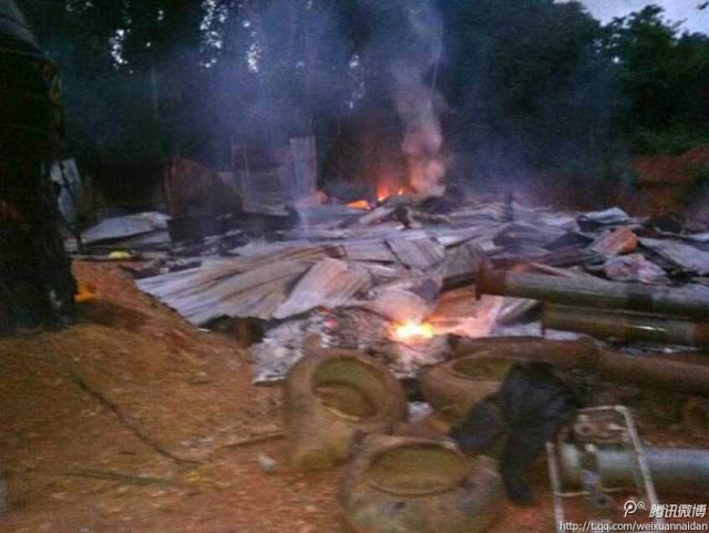 Зачистка китайских нелегалов в Гане. Июнь 2013 года. Фото с molihua.org