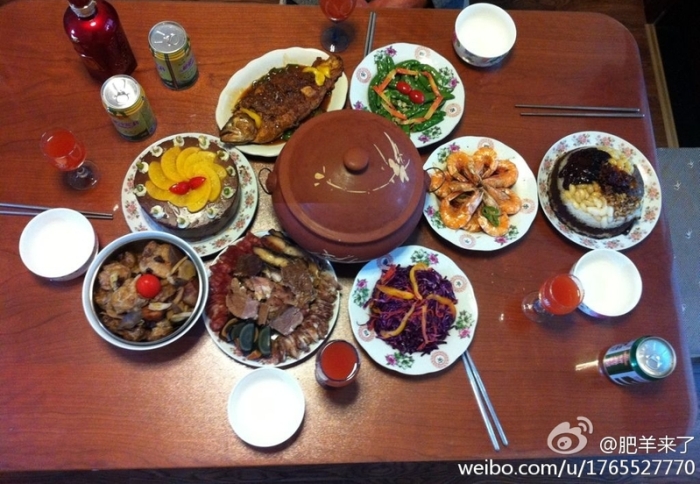 Разнообразие блюд в канун китайского Нового года. Фото с epochtimes.com