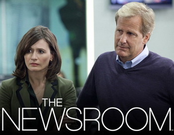 «Новости». Джефф Дэниелс и Эмили Мортимер в сериале «Новости». Фото с сайта newsroomepisode2.terapad.com