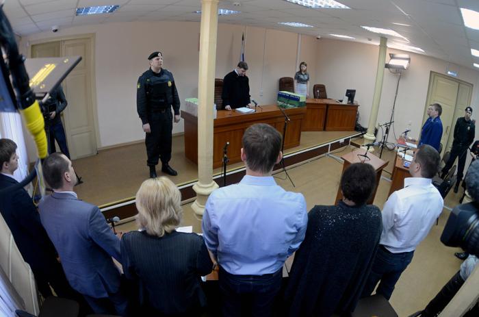 Алексей Навальный заявил в суде о своей невиновности. Фото: KIRILL KUDRYAVTSEV/AFP/Getty Images Алексей Навальный заявил в суде о своей невиновности. Фото: KIRILL KUDRYAVTSEV/AFP/Getty Images