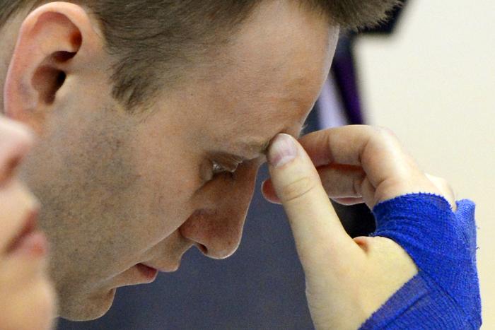 Алексей Навальный заявил в суде о своей невиновности. Фото: KIRILL KUDRYAVTSEV/AFP/Getty Images Алексей Навальный заявил в суде о своей невиновности. Фото: KIRILL KUDRYAVTSEV/AFP/Getty Images