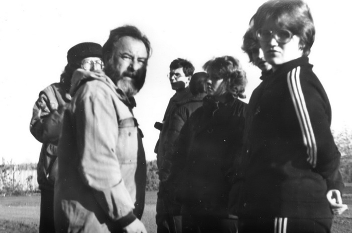 Экспедиция в Краслаг. На переднем плане Сиротинин, за ним – Биргер. Фото предоставлено А. Бабием