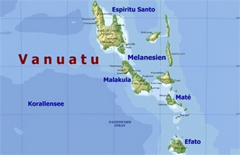 Землетрясение магнитудой 7,0 баллов произошло в Вануату в Тихом океане.  Фото: www.focus.ua 
