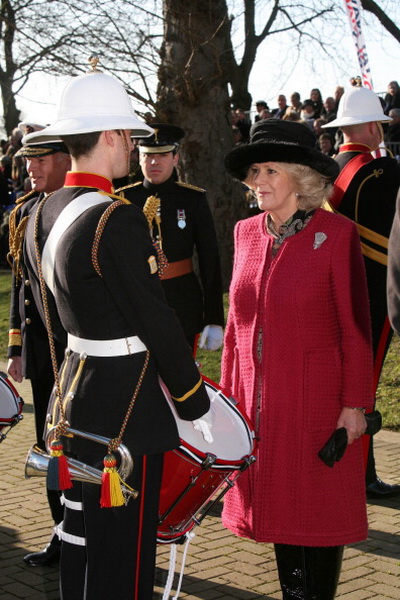 Герцогиня Корнуолльская Камилла лично вручила медали медперсоналу Королевского ВМФ Великобритании. Фото: Julian Simmonds - WPA Pool/Getty Images