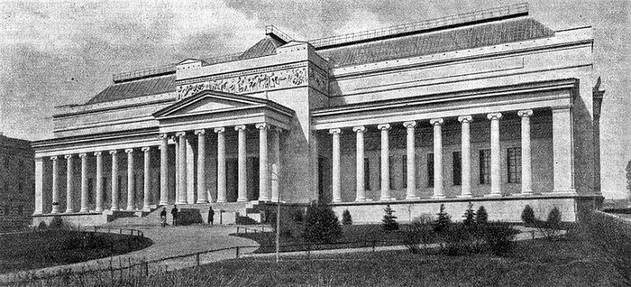 Пушкинский музей в 1912 году, незадолго до открытия. Фото: Boleslav1/commons.wikimedia.org