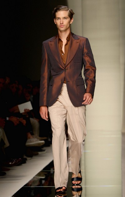 Мужская коллекция Salvatore Ferragamo весна-лето 2011 на милансой Неделе моды. Фото: Vittorio Zunino Celotto/Getty Images