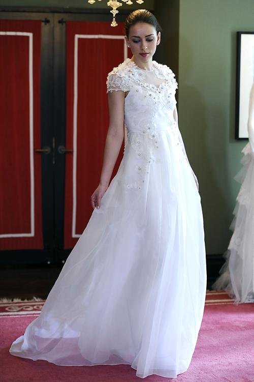 Свадебные платья Temperley 2014 представили в Нью-Йорке. Фото: Fernanda Calfat/Getty Images