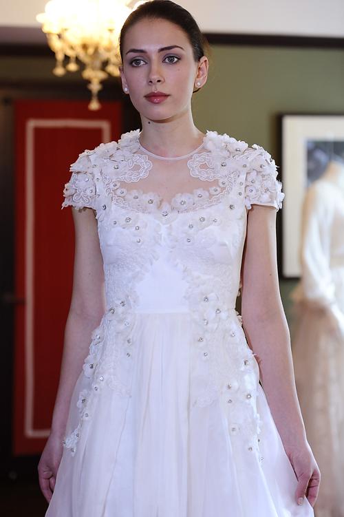 Свадебные платья Temperley 2014 представили в Нью-Йорке. Фото: Fernanda Calfat/Getty Images