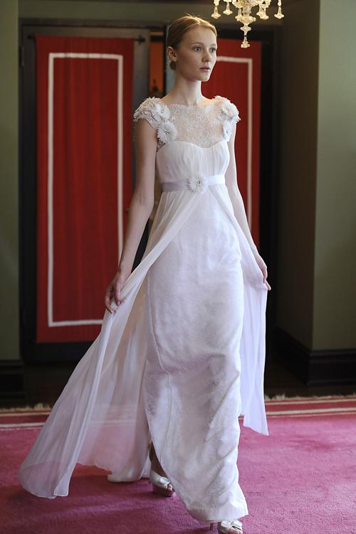 Свадебные платья Temperley 2014 представили в Нью-Йорке. Фото: Fernanda Calfat/Getty Images