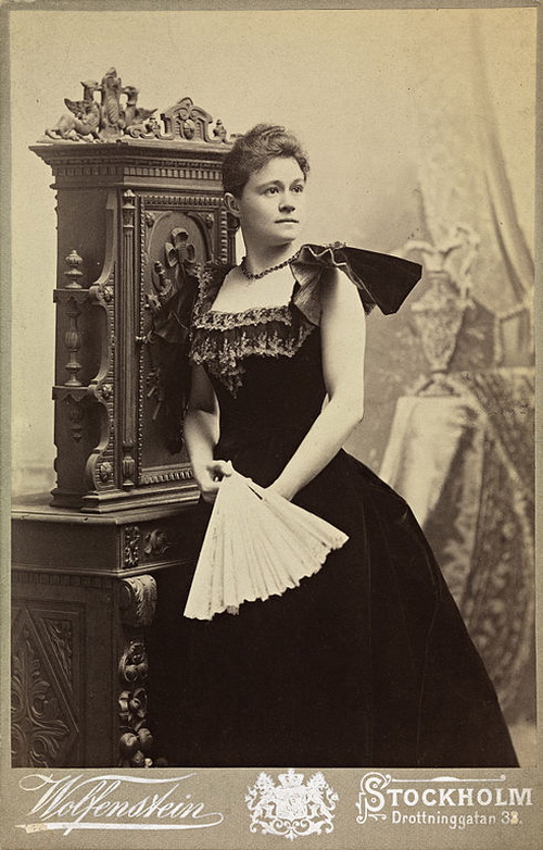 Ева Нансен (1858-1907) в концертном платье, ок. 1980 г.