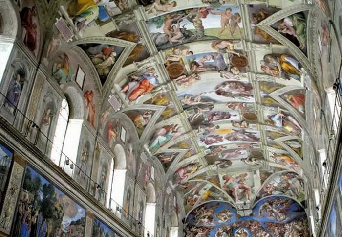 Сикстинская капелла, Ватикан. Фото с сайта ba-bamail