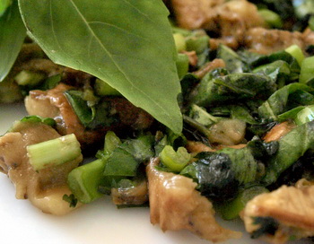 Печенные баклажаны с зеленью. Фото: Хава ТОР. Великая Эпоха (The Epoch Times)