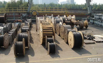 Кабельно-проводниковая продукция. Фото с osvete.ru Кабельно-проводниковая продукция. Фото с osvete.ru