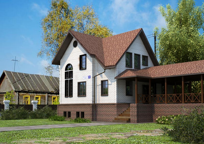 Сайдинг — возможность реализации любых дизайнерских решений. Фото с provmat.ru