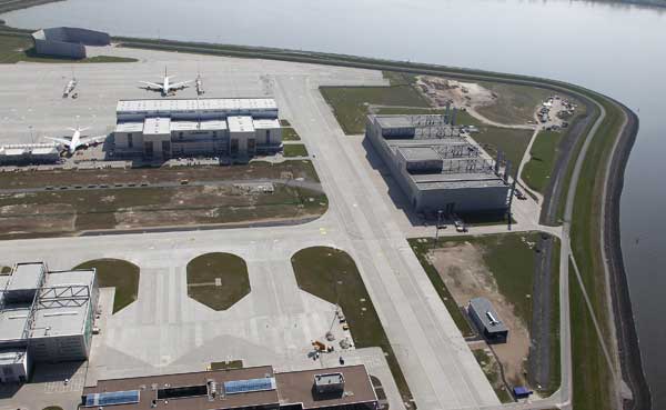 Гамбург.Завод аэробусов в пригороде Гамбурга (Finkenwerder). Фото: Andreas Rentz/Getty Images