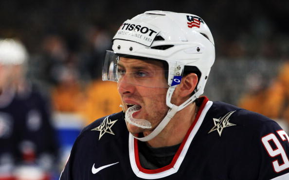 Мэтт Гилрой - игрок сборной США. Фото: Christof KOEPSEL/Bongarts/Getty Images