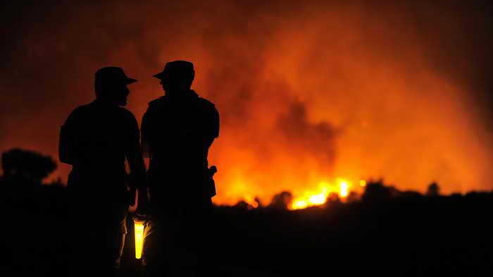 Лесные пожары в Испании. Фото: Jose Jordan/AFP/Getty Images 