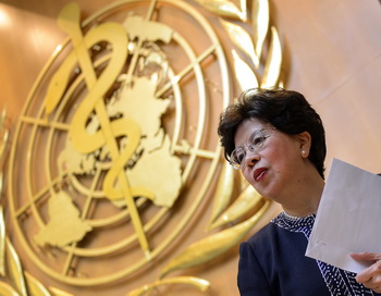  Генеральный директор ВОЗ Маргрет Чен в 23 мая Женеве. Фото: FABRICE COFFRINI/AFP/Getty Images