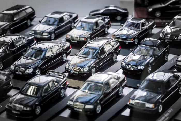 Модели с выставки коллекционных масштабных автомобилей и железнодорожного подвижного состава. Фото: Сергей Лучезарный/Великая Эпоха (The Epoch Times)