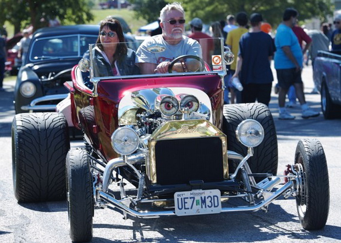 Хот-род «Форд» Model T Roadster 1923 года. Оттава (штат Канзас), автошоу 21 сентября 2013 года. Фото: Cat Rooney/Великая Эпоха (The Epoch Times)