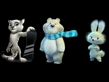 Три талисмана Сочи-2014. Иллюстрации с talisman.sochi2014.com