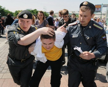 «День гнева» 12 июня в Москве не состоялся. Фото: Фото: ALEXANDER NEMENOV/AFP/Getty Images