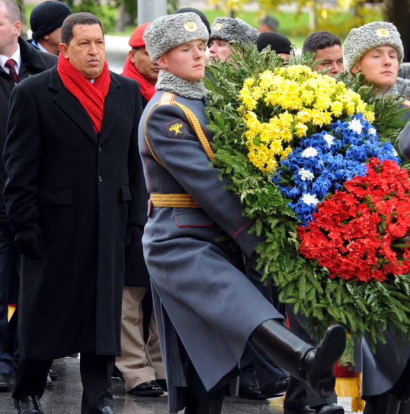 Визит Уго Чавеса в Москву. Фото: Sasha Mordovets/Getty Images