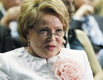 Матвиенко назначена представителем от Петербурга в Совете Федерации. Фото: Alexander Aleshkin/Epsilon/Getty Images